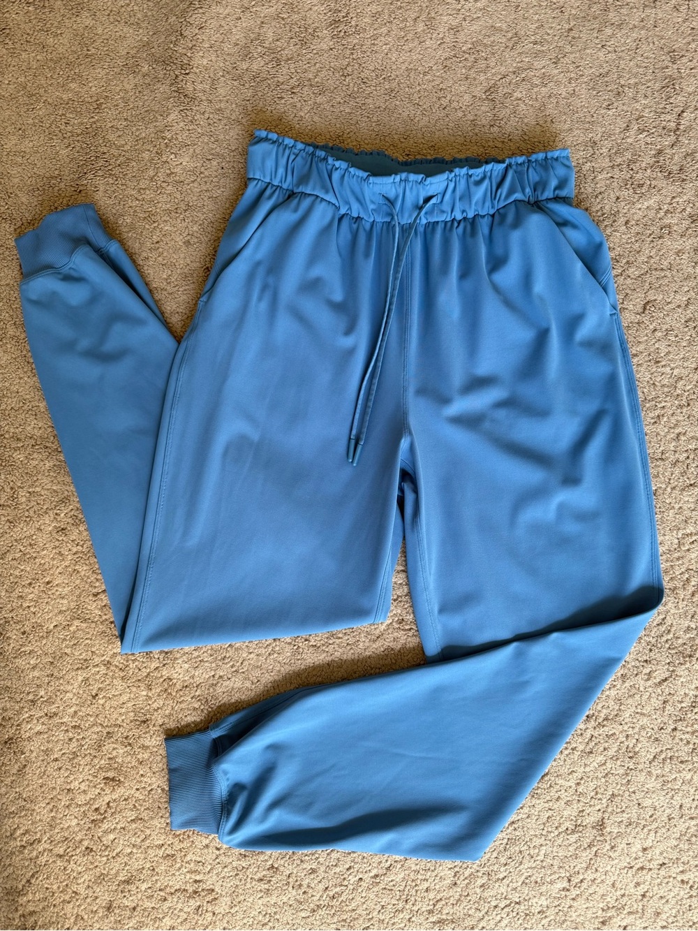 lululemon athletica stretch high rise jogger soft denim